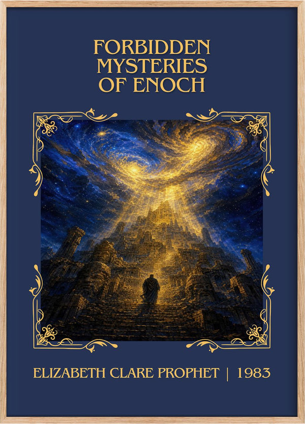 Forbidden mysteries of Enoch Classic Book Art Print by E. Prophet