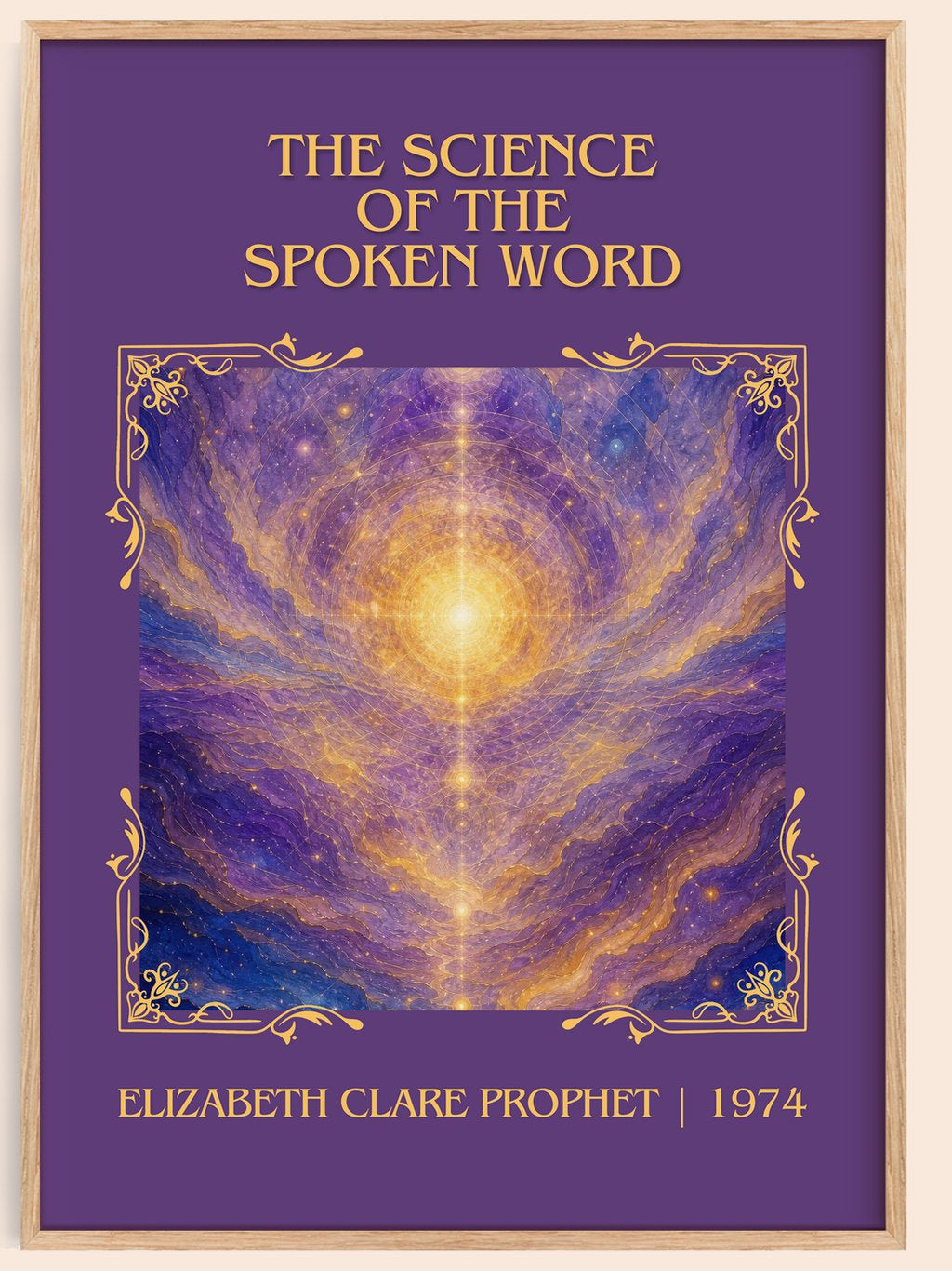 science of the spoken word Classic Book Art Print by E. Prophet – book poster