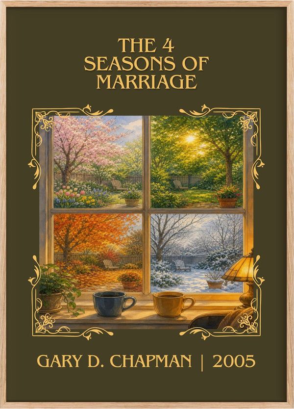 The 4 Seasons of Marriage Classic Book Art Print by Gary D. Chapman