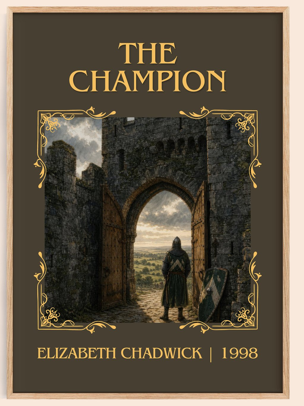 The Champion Classic Book Art Print by Elizabeth Chadwick – book poster