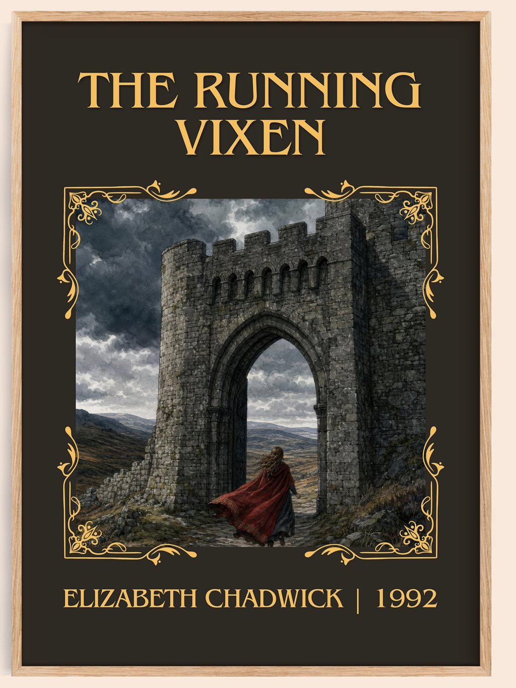 The running vixen Classic Book Art Print by Elizabeth Chadwick – book poster