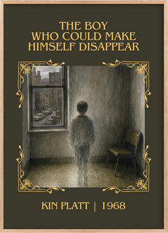 The boy who could make himself disappear Classic Book Art Print by Kin Platt