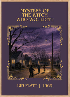 Mystery of the Witch Who Wouldn't Classic Book Art Print by Kin Platt