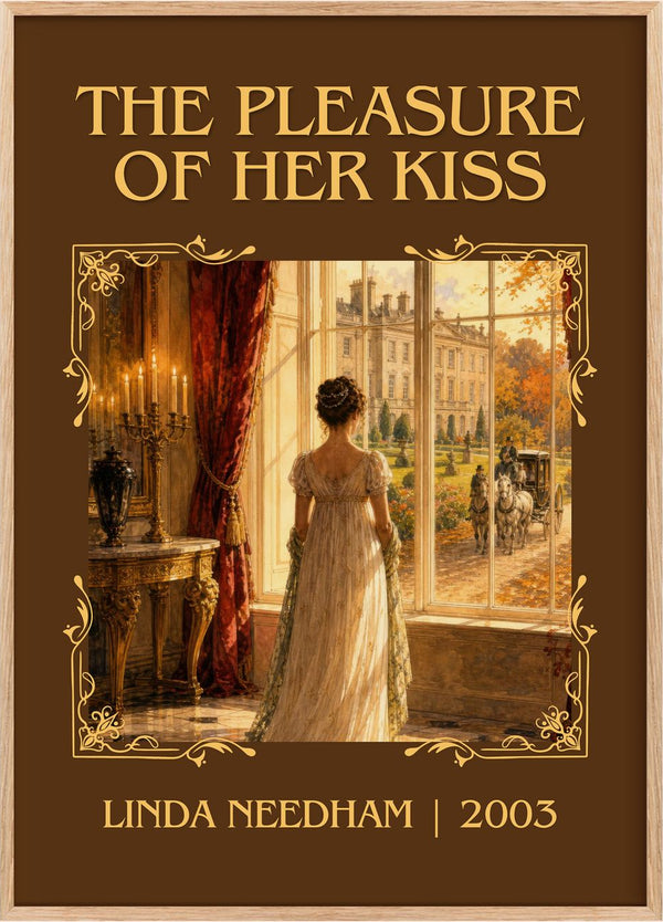 The Pleasure of Her Kiss Classic Book Art Print by Linda Needham