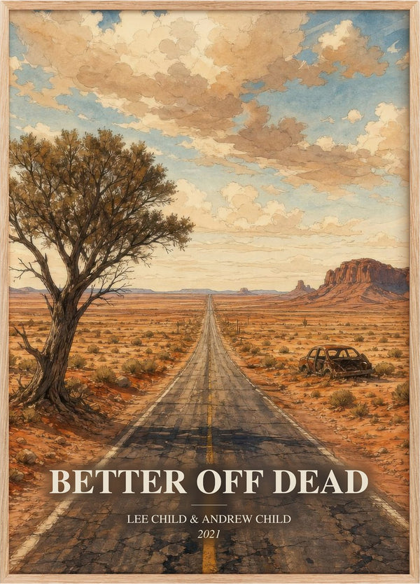 Better Off Dead Book Watercolour Illustration by L. Child