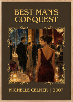Best Man's Conquest Classic Book Art Print by Michelle Celmer