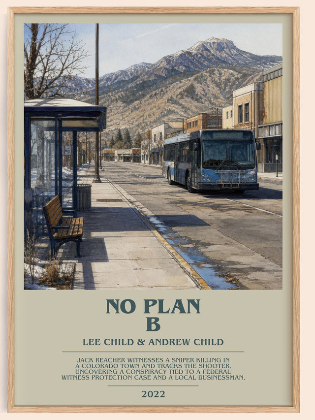 No Plan B Bookish Wall Art by Lee Child & Andrew Child