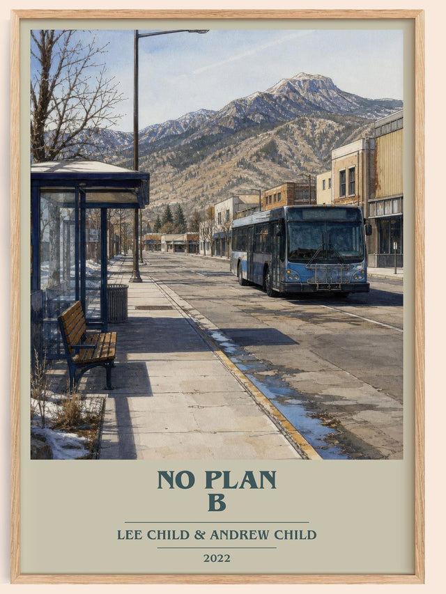 No Plan B Book Cover Poster by Lee Child & Andrew Child