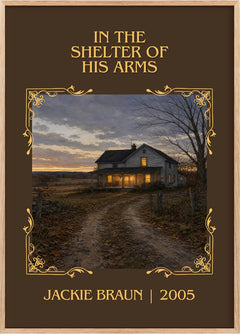 In The Shelter Of His Arms Classic Book Art Print by Jackie Braun