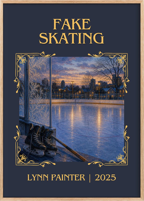Fake Skating Classic Book Art Print by Lynn Painter