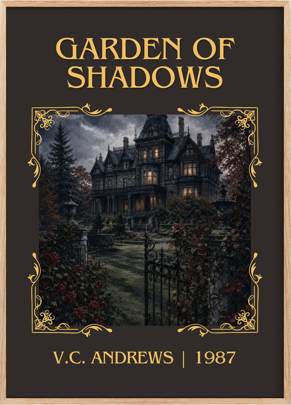 Garden of Shadows Classic Book Art Print by V.C. Andrews
