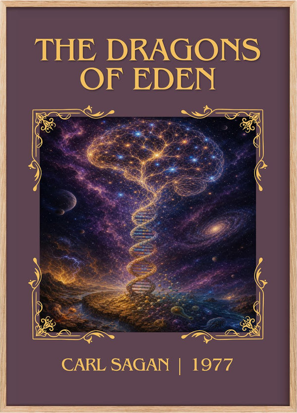 The Dragons of Eden Classic Book Art Print by Carl Sagan