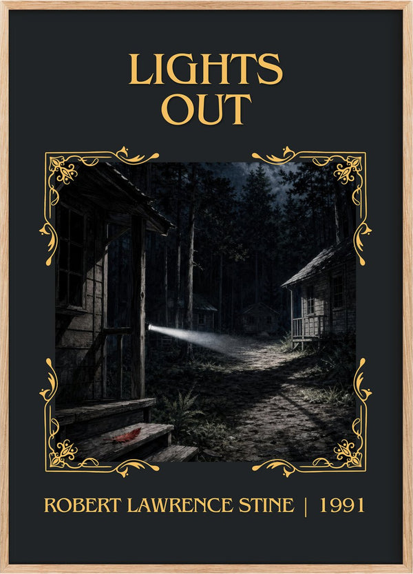 Lights Out Classic Book Art Print by Robert Lawrence Stine