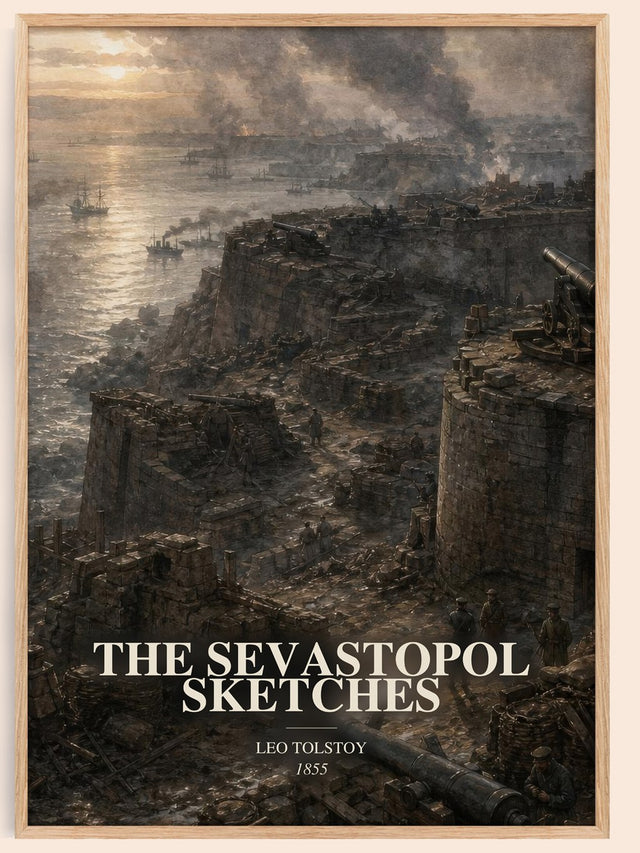 The Sevastopol Sketches Book Watercolour Illustration by Leo Tolstoy