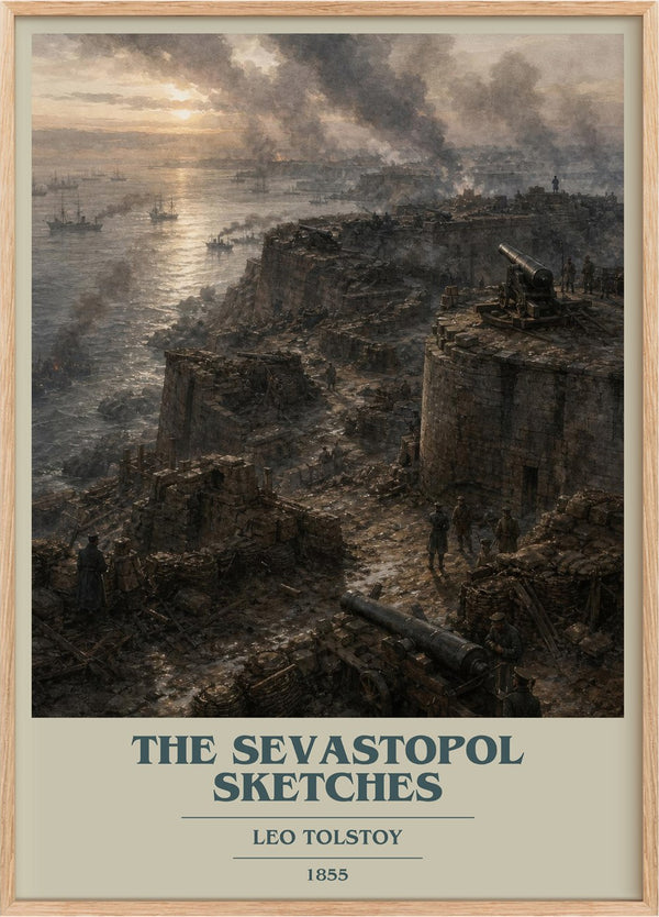 The Sevastopol Sketches Book Cover Poster by Leo Tolstoy