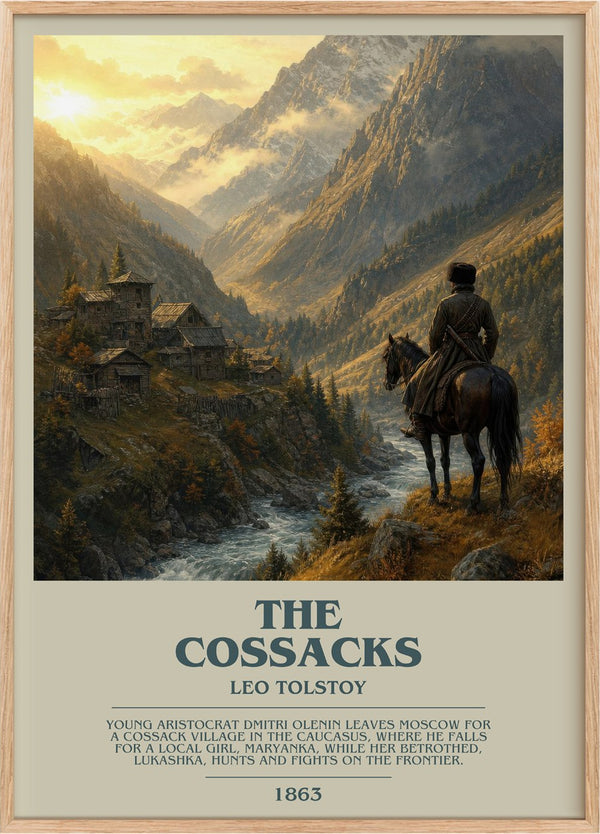 The Cossacks Bookish Wall Art by Leo Tolstoy