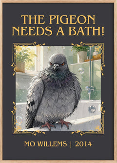 The Pigeon Needs a Bath! Classic Book Art Print by Mo Willems