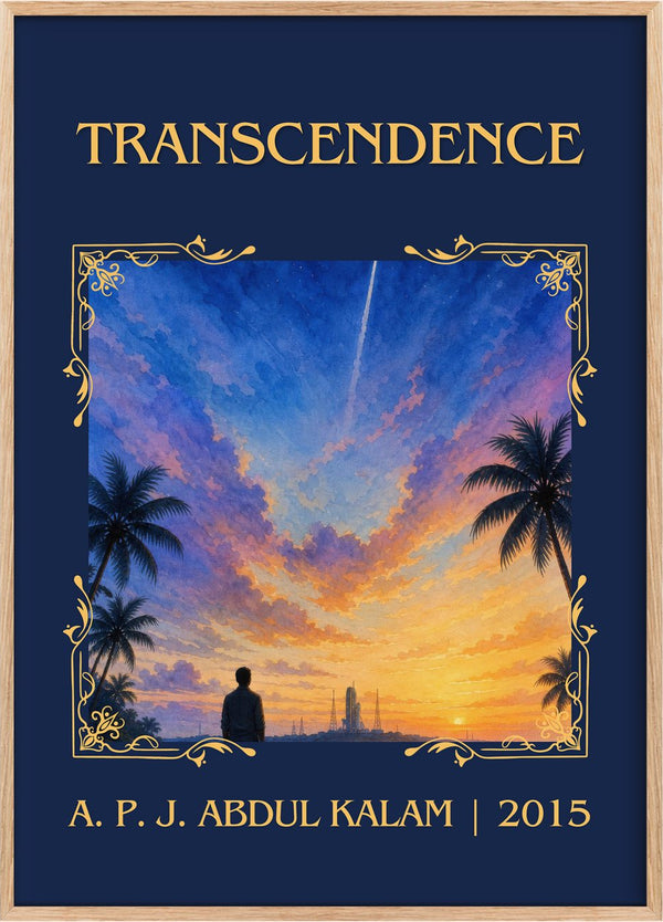 Transcendence Classic Book Art Print by A. P. J. Abdul Kalam