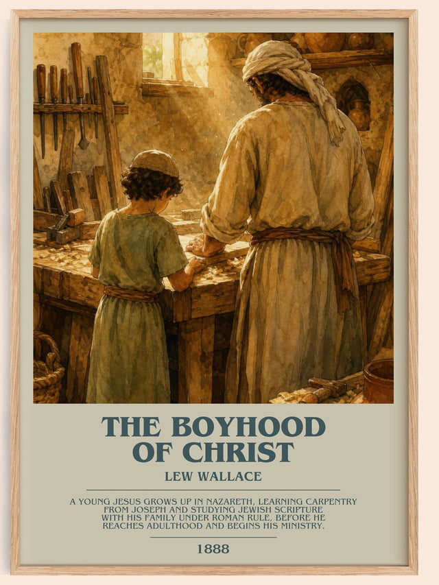 The Boyhood Of Christ Bookish Wall Art by Lew Wallace
