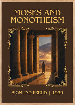 Moses and monotheism Classic Book Art Print by Sigmund Freud