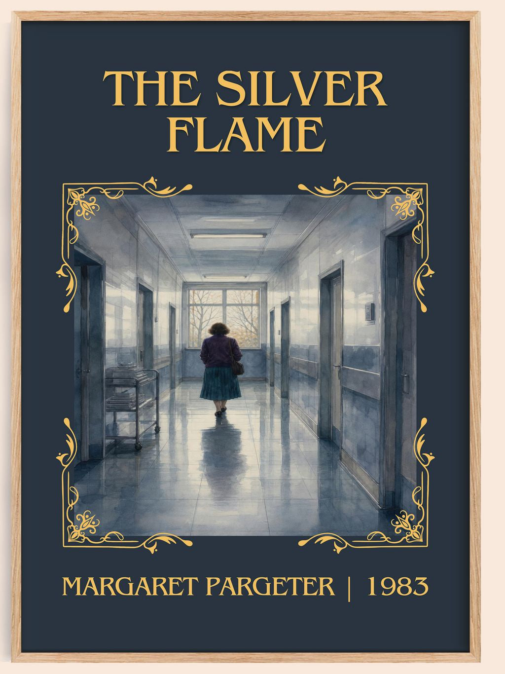 The silver flame Classic Book Art Print by Margaret Pargeter – book poster