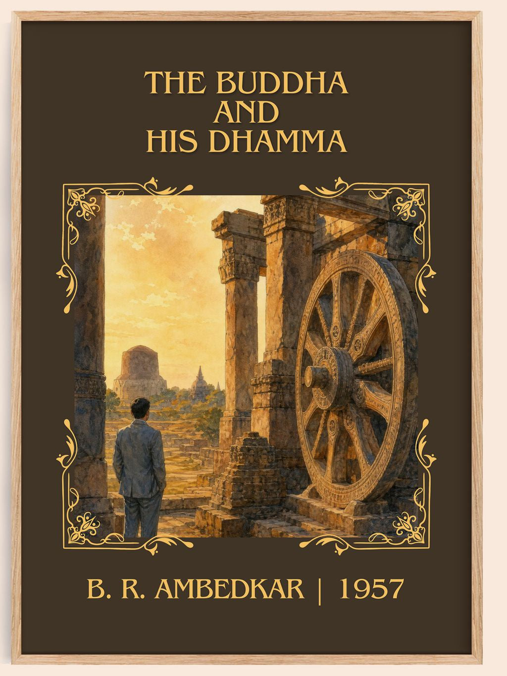 The Buddha and his Dhamma Classic Book Art Print by B. R. Ambedkar – book poster