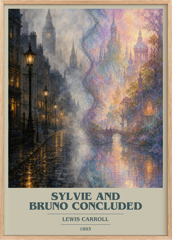 Sylvie And Bruno Concluded Book Cover Poster by Lewis Carroll