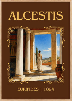 Alcestis Classic Book Art Print by Euripides