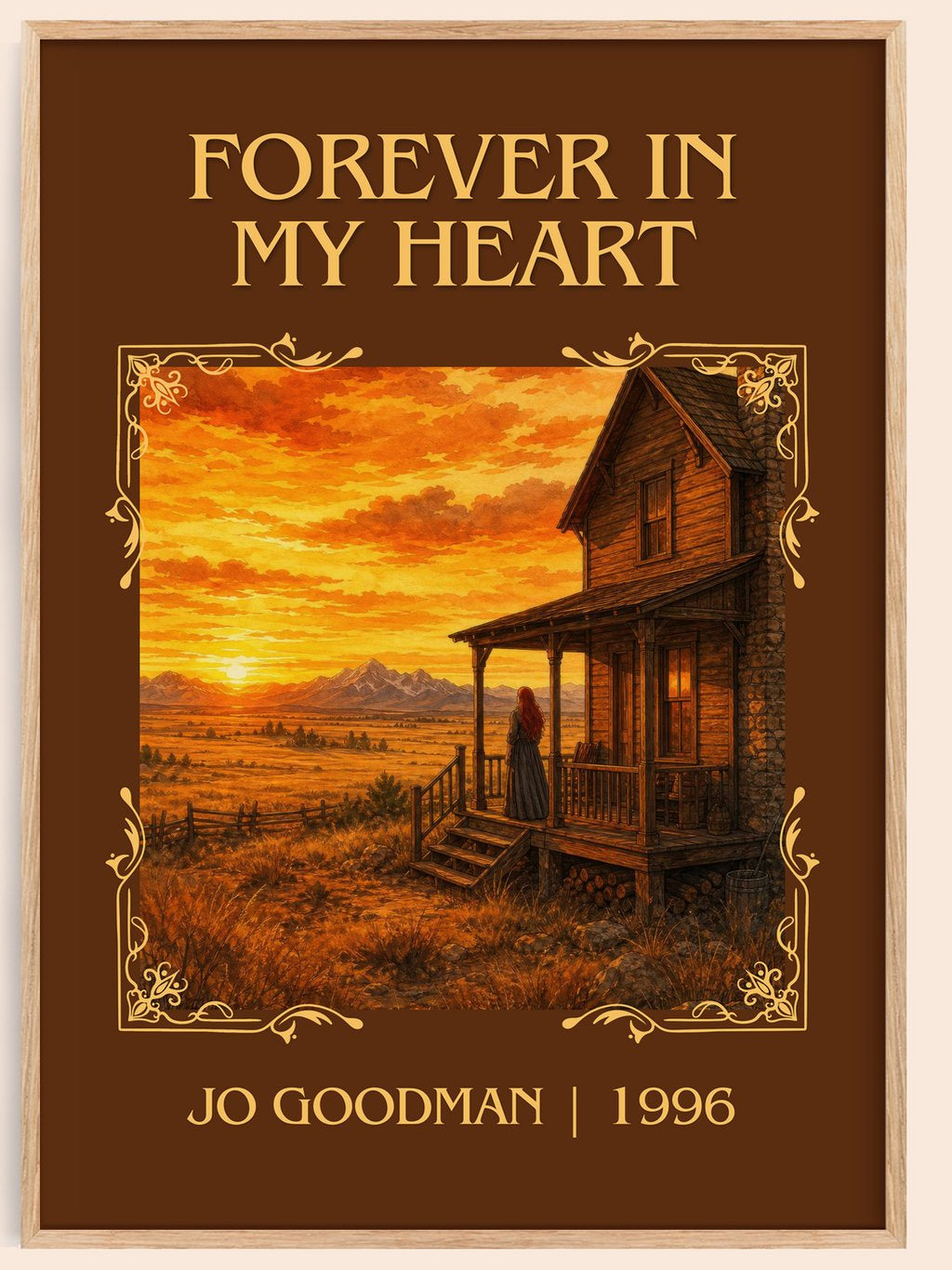 Forever in my heart Classic Book Art Print by Jo Goodman – book poster