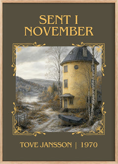 Sent i November Classic Book Art Print by Tove Jansson