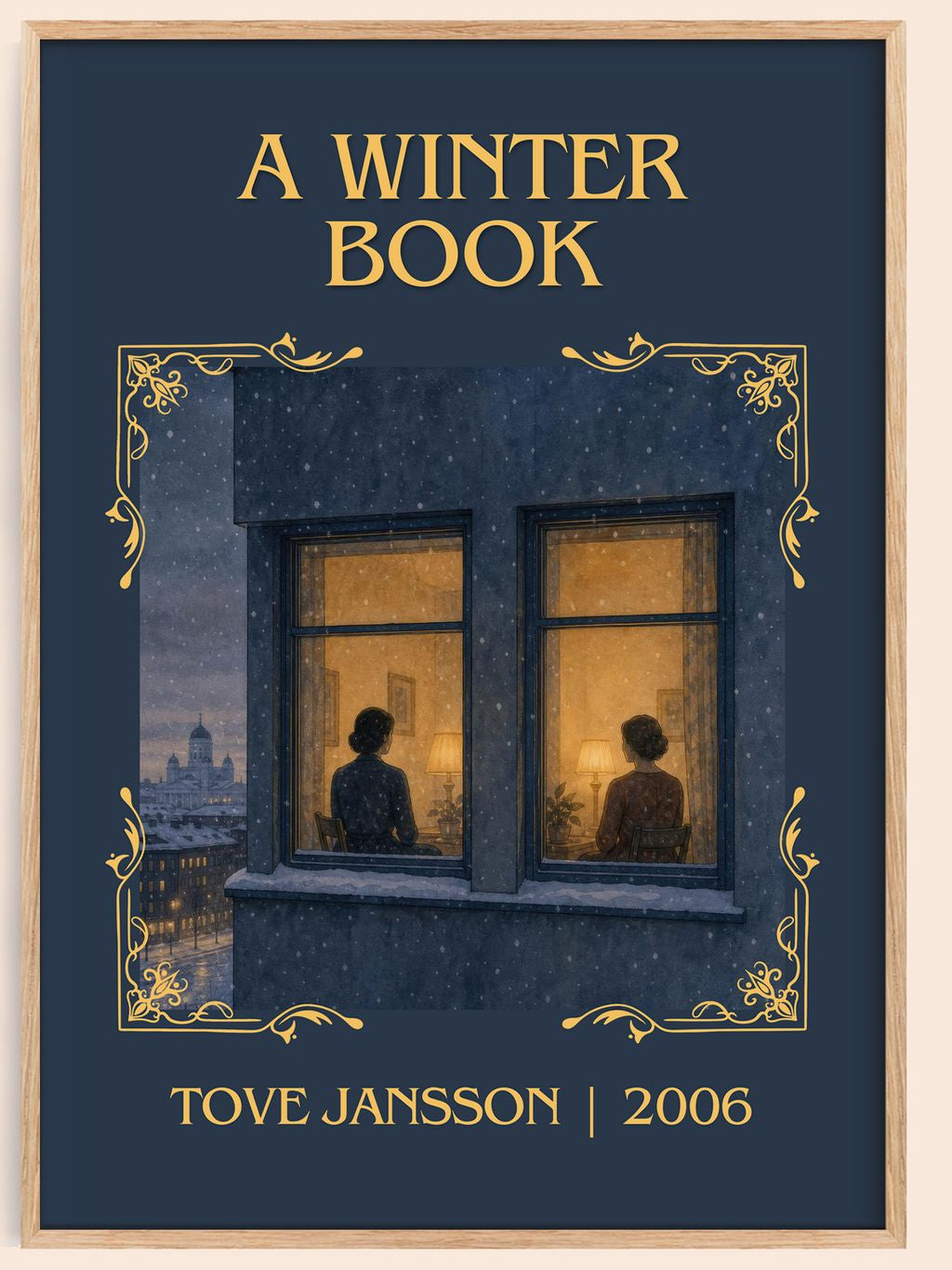A winter book Classic Book Art Print by Tove Jansson – book poster