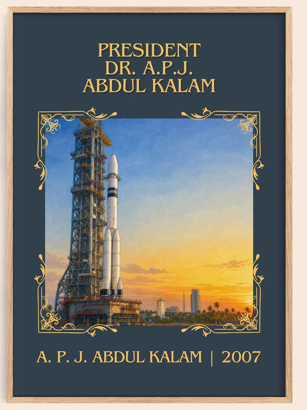 President Dr. A.P.J. Abdul Kalam Classic Book Art Print by A. Kalam – book poster