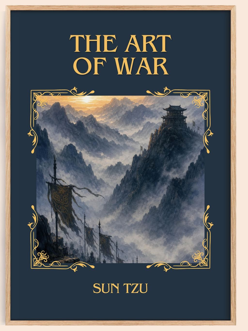 The Art of War Classic Book Art Print by Sun Tzu – book poster