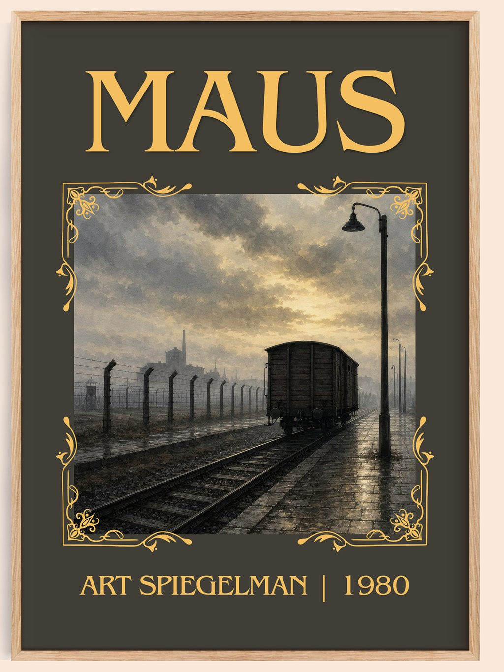 Maus Classic Book Art Print by Art Spiegelman – book poster