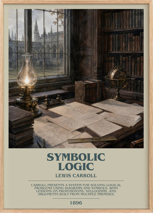 Symbolic Logic Bookish Wall Art by Lewis Carroll