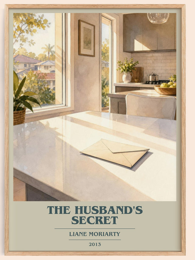 The Husband'S Secret Book Cover Poster by Liane Moriarty
