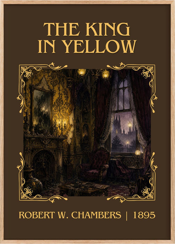 The King In Yellow Classic Book Art Print by Robert W. Chambers