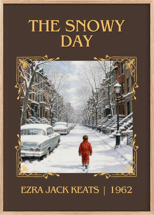 The Snowy Day Classic Book Art Print by Ezra Jack Keats