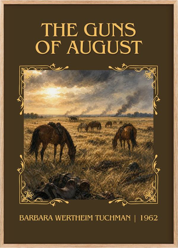 The Guns of August Classic Book Art Print by Barbara Wertheim Tuchman