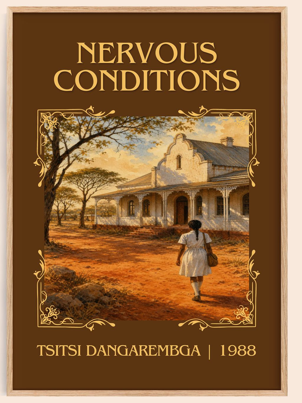 Nervous Conditions Classic Book Art Print by Tsitsi Dangarembga – book poster