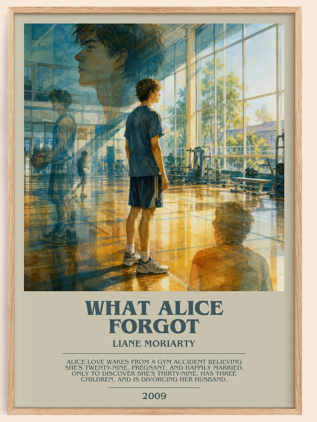 What Alice Forgot Bookish Wall Art by Liane Moriarty