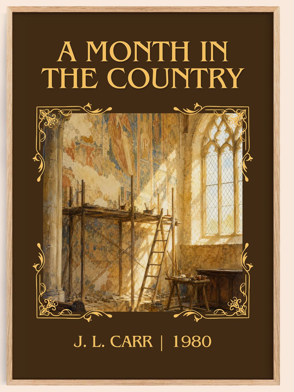 A Month In The Country Classic Book Art Print by J. L. Carr – book poster