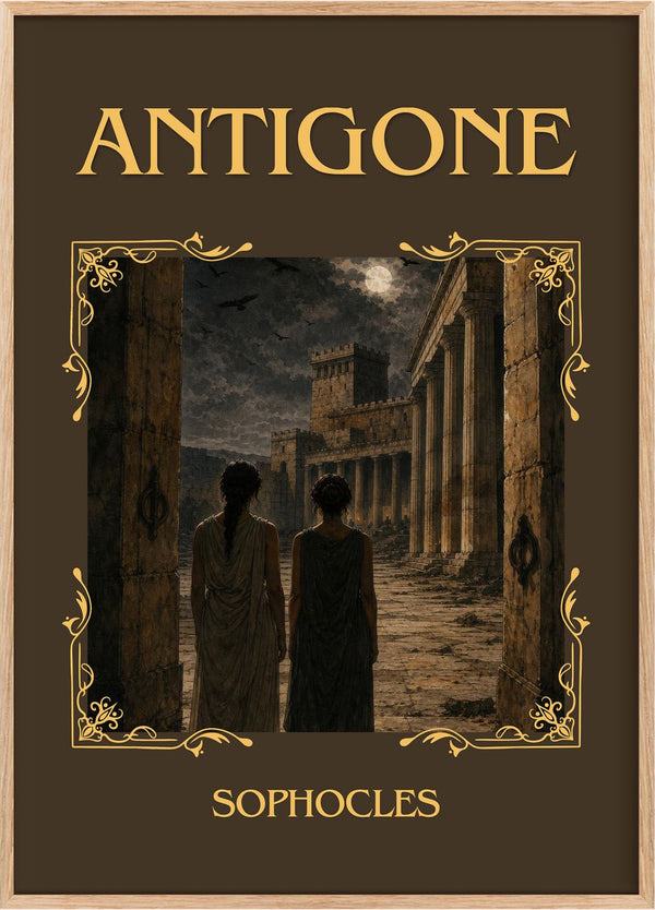 Antigone Classic Book Art Print by Sophocles
