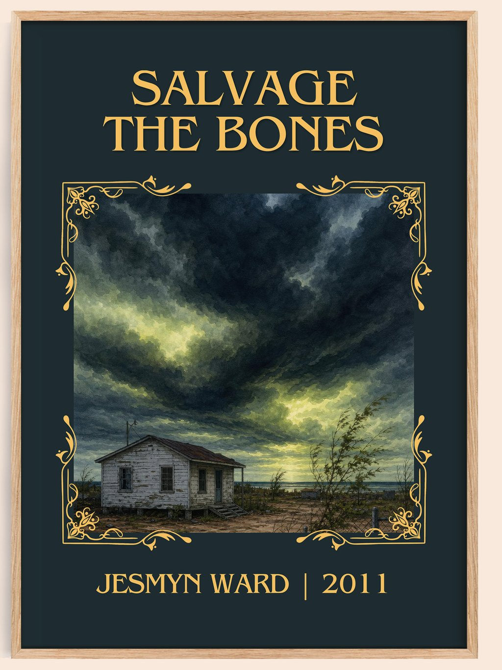 Salvage the Bones Classic Book Art Print by Jesmyn Ward – book poster
