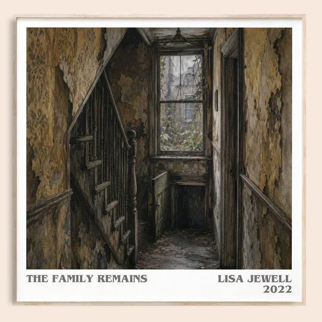 The Family Remains Literary Art Print by Lisa Jewell