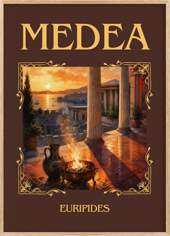 Medea Classic Book Art Print by Euripides