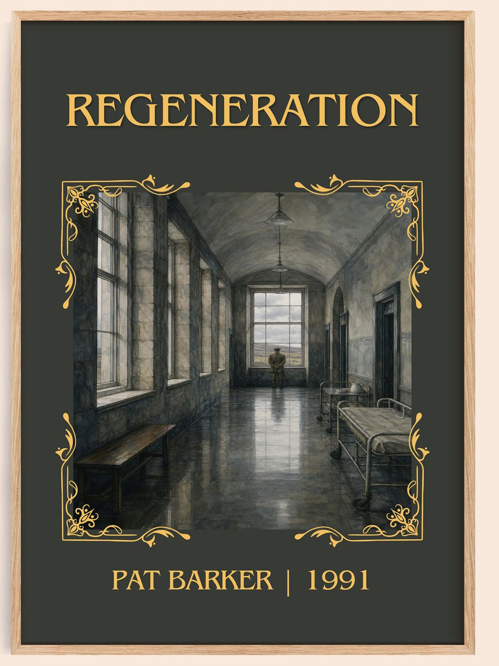 Regeneration Classic Book Art Print by Pat Barker – book poster