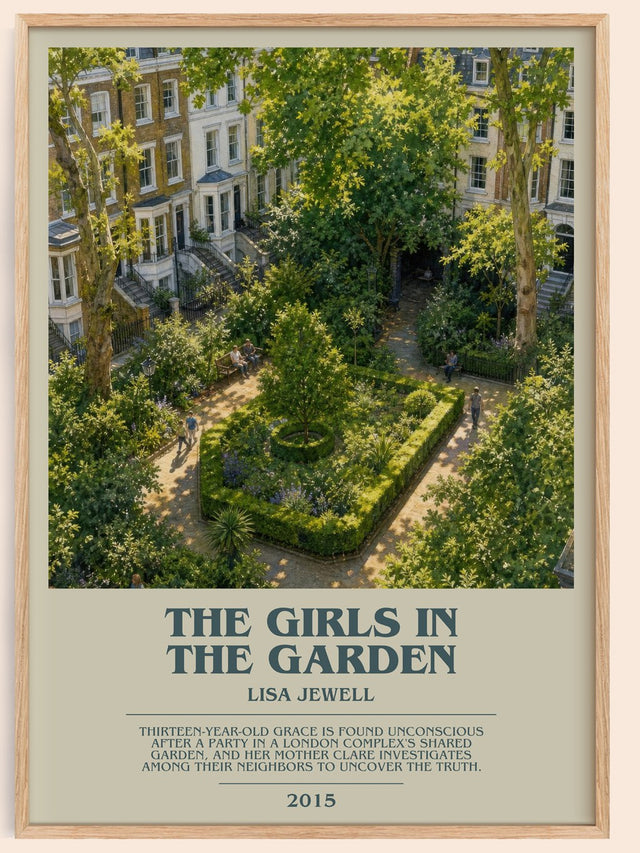 The Girls In The Garden Bookish Wall Art by Lisa Jewell