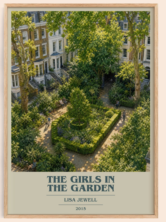 The Girls In The Garden Book Cover Poster by Lisa Jewell