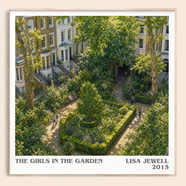 The Girls In The Garden Literary Art Print by Lisa Jewell